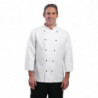 Chaqueta de cocina unisex Chicago de manga larga blanca talla L - Whites Chefs Clothing - Fourniresto