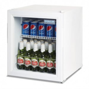 Vitrina refrigerada de mostrador blanca de la serie C - 46L - Polar - Fourniresto