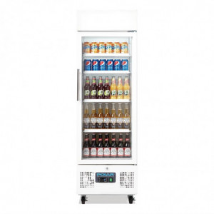 Vitrina refrigerada positiva blanca Serie G - 218 L - Polar - Fourniresto