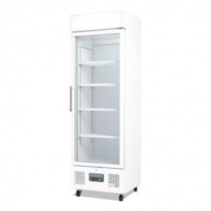 Vitrina refrigerada positiva blanca Serie G - 336 L - Polar - Fourniresto