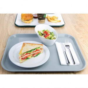 Plateau Fast Food en Plastique Gris - Olympia KRISTALLON - Fourniresto