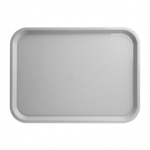 Plastic Gray Fast Food Tray - Olympia KRISTALLON - Fourniresto