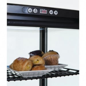 Vitrina refrigerada con puertas curvas - Negra 235 L - Polar - Fourniresto