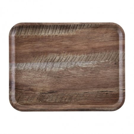 Tablero laminado Superficie con textura de madera de roble oscuro 430 mm - Cambro - Fourniresto