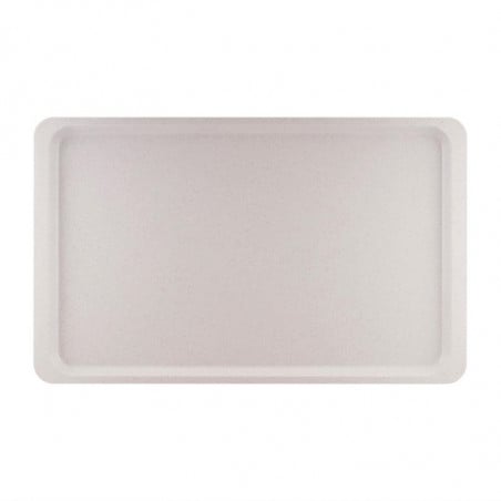 Polyester service tray GN1/1 530x325mm Speckled Grey - Roltex - Fourniresto