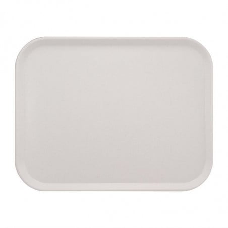 America 460x360mm speckled grey polyester serving tray - Roltex - Fourniresto