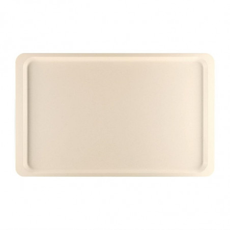 Bandeja de servicio de poliéster GN1/1 530x325mm beige - Roltex - Fourniresto