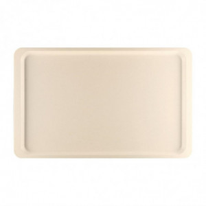 Bandeja de servicio de poliéster GN1/2 325x265mm beige - Roltex - Fourniresto