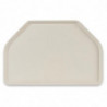 Bandejade servicio de poliéster trapezoidal 500x325mm beige - Roltex - Fourniresto