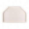 Tray in Trapezoid Polyester 500x325mm Gray - Roltex - Fourniresto