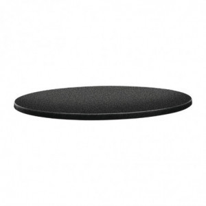 Plateau De Table Rond Classic Line Anthracite -  Ø 800mm  - Topalit