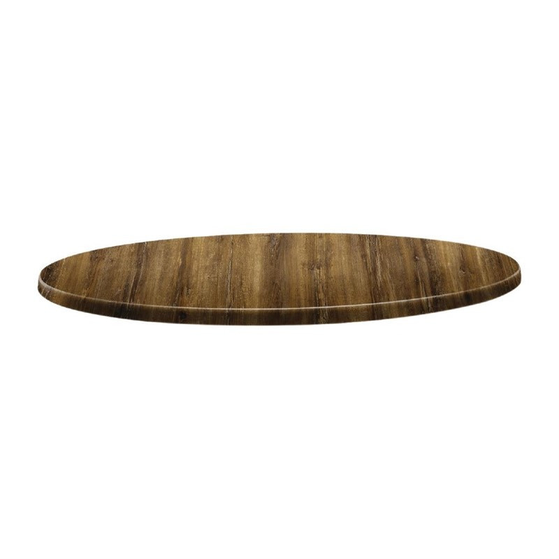 Round Table Top Classic Line Atacama Cherry - 800mm - Topalit