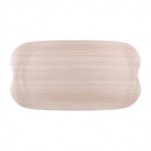 Bandea de servicio Wave 43x23cm Madera Clara Veteada - Roltex - Fourniresto