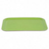 Bandejade servicio de poliéster trapezoidal GN 500x325mm verde - Roltex - Fourniresto