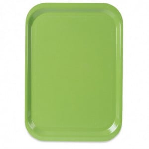 Bandeja de Servicio en Poliéster Trapecio GN 500x325mm Verde - Roltex - Fourniresto