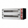 Horno de pizza Nápoles de 2 cámaras - 400V - Gastro M