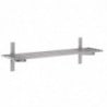 Ajourée Wall Shelf in Stainless Steel - L 1800 x 400mm - Gastro M