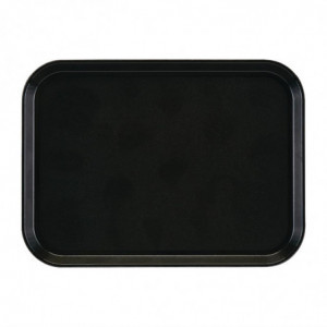 Bandeja rectangular antideslizante de fibra de vidrio EpicTread negro 350mm - Cambro - Fourniresto