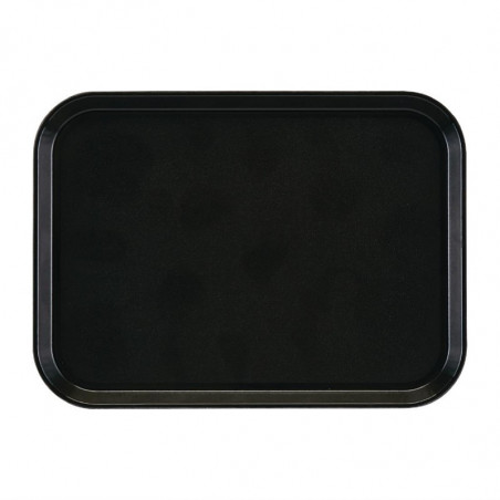 Bandeja rectangular antideslizante de fibra de vidrio EpicTread negro 350mm - Cambro - Fourniresto