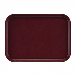 Bandeja rectangular antideslizante de fibra de vidrio EpicTread Bordeaux 350mm - Cambro - Fourniresto