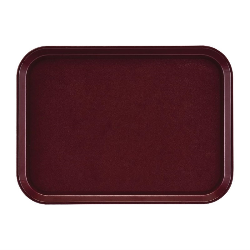 Bandeja rectangular antideslizante de fibra de vidrio EpicTread Bordeaux 350mm - Cambro - Fourniresto