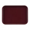 Bandeja rectangular antideslizante de fibra de vidrio EpicTread Bordeaux 350mm - Cambro - Fourniresto