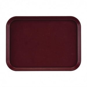 Bandeja rectangular antideslizante de fibra de vidrio EpicTread Bordeaux 350mm - Cambro - Fourniresto