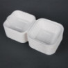 Cajas de hamburguesas compostables - Ø 153mm - Lote de 500 - Fiesta Green