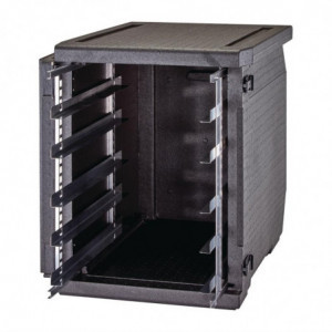 Contenedor EPP de carga frontal con correderas ajustables - 155 L - Cambro