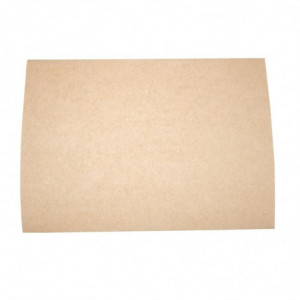 Papier Sulfurisé Non Blanchi Compostable - L 380 x L 275mm - Lot de 500 - Vegware