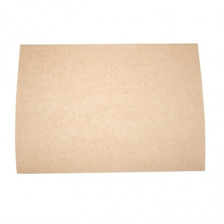 Papel pergamino no blanqueado compostable - L 380 x A 275 mm - Paquete de 500 - Vegware