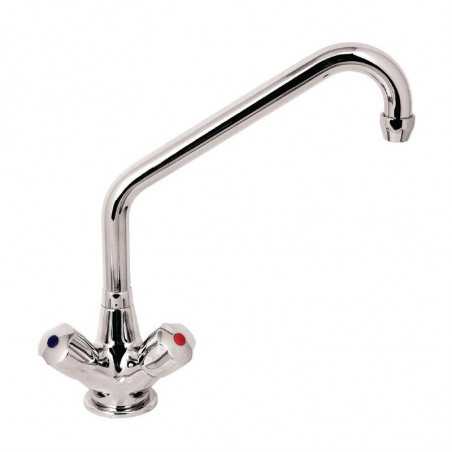 Single-hole Mixer Tap Heavy Model 19mm Mobile Neck - L 250mm - FourniResto