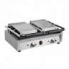Grill de Contacto Doble Bistro Ranurado/Ranurado en Inox - Buffalo