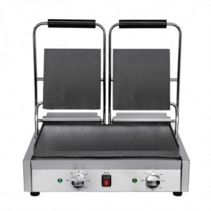 Grill De Contacto Doble Bistro Liso/Liso 230V - Buffalo