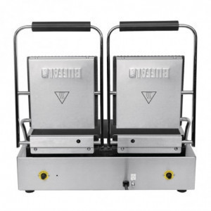 Grill De Contacto Doble Bistro Liso/Liso 230V - Buffalo