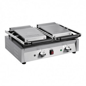 Grill De Contacto Doble Bistro Liso/Liso 230V - Buffalo
