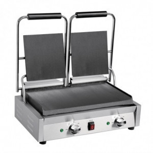 Grill De Contacto Doble Bistro Liso/Liso 230V - Buffalo