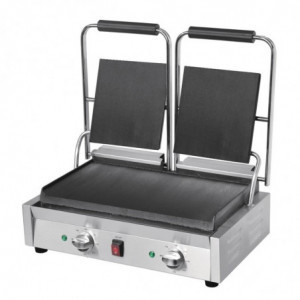 Grill De Contacto Doble Bistro Liso/Liso 230V - Buffalo