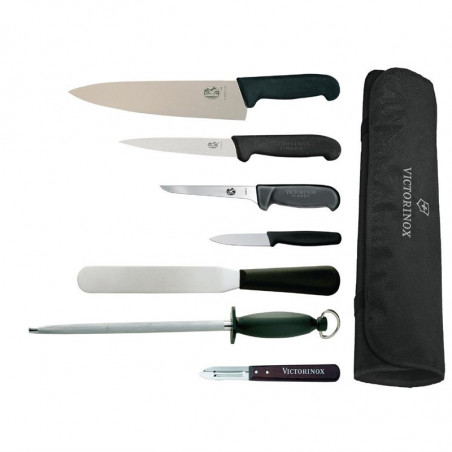 Conjunto de cuchillos con cuchillo de chef de 215 mm y estuche - Victorinox