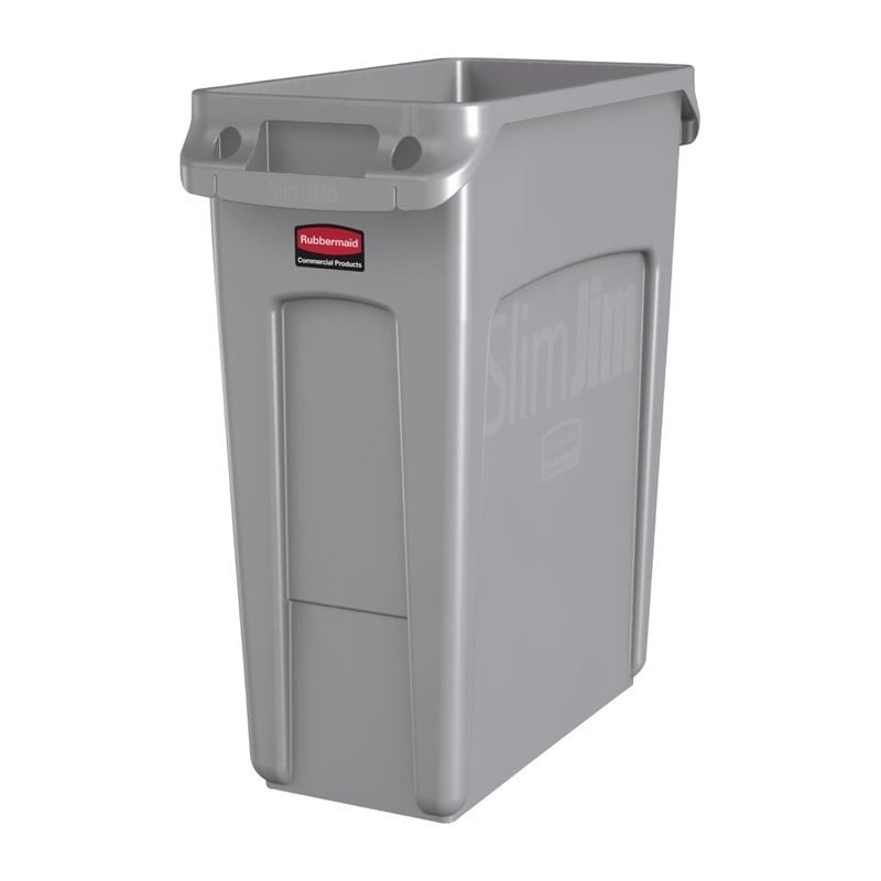 Recolector Slim Jim de plástico - 60L - Rubbermaid