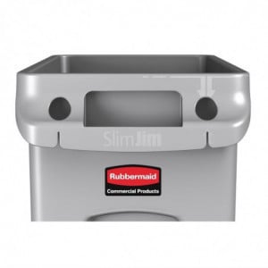 Recolector Slim Jim de plástico - 60L - Rubbermaid