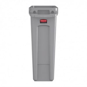 Contenedor Gris Slim Jim - 87L - Rubbermaid