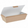 Cajas de alimentos Kraft compostables - L 250mm - Paquete de 150 - Colpac