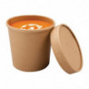 Bols Para Sopa Kraft Microondas Reciclables 350ml - Lote de 500 - Colpac