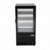 Vitrina refrigerada positiva negra Serie C - 68 L - Polar - Fourniresto