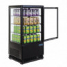 Vitrina Refrigerada Positiva Negra Serie C - 68 L - Polar