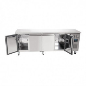 Mesa Refrigerada Positiva 4 Puertas Serie U - 449L - Polar - Fourniresto