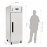 Armario Refrigerado Negativo en Acero Inoxidable 1 Puerta - 514 L - Polar