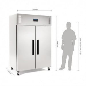 Armoire Réfrigérée Négative Gn Double Porte Série G - 1200L - Polar