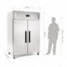 Armario Refrigerado Negativo GN de Doble Puerta Serie G - 1200L - Polar - Fourniresto